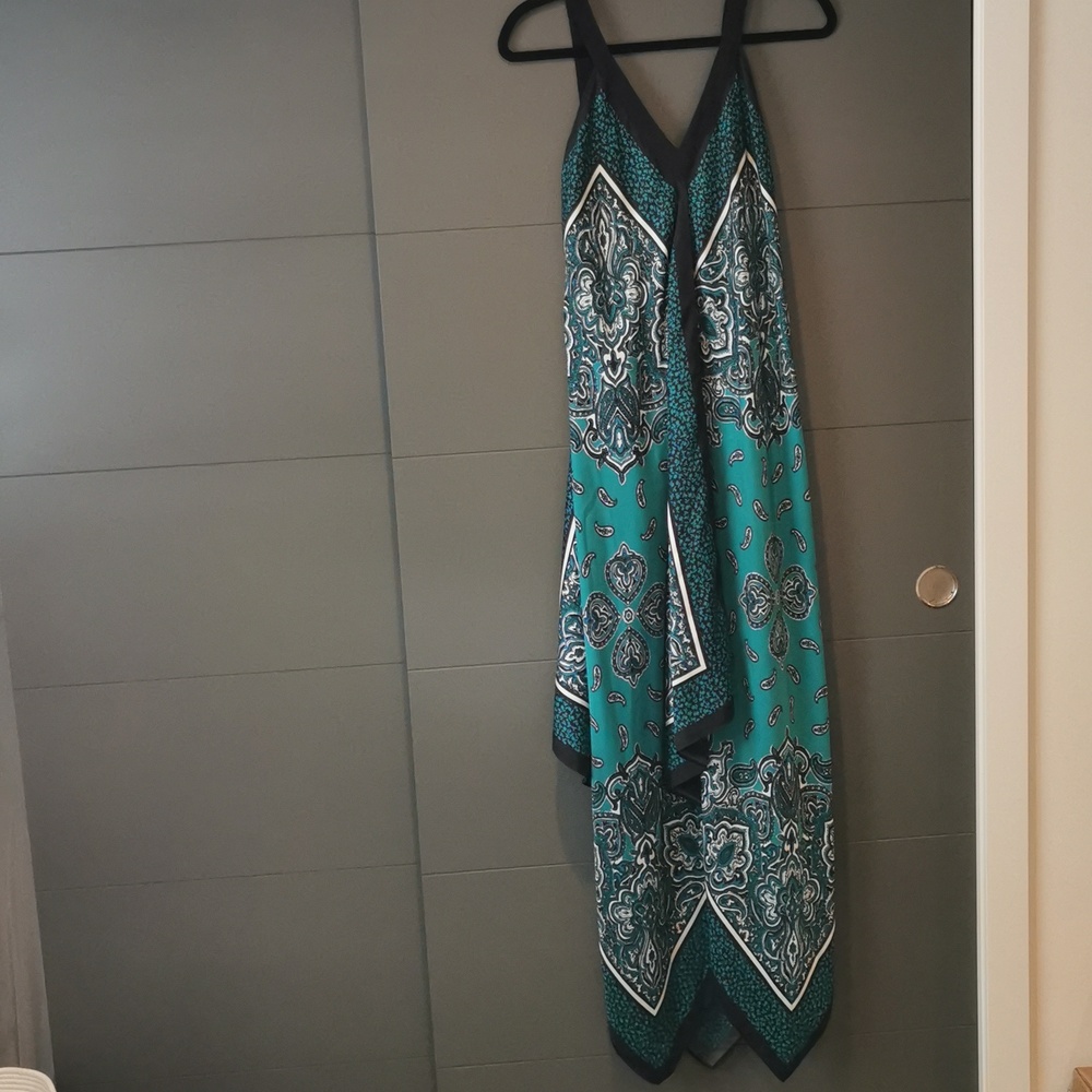 MICHAEL Michael Kors Silk Handkerchief Dress S/M